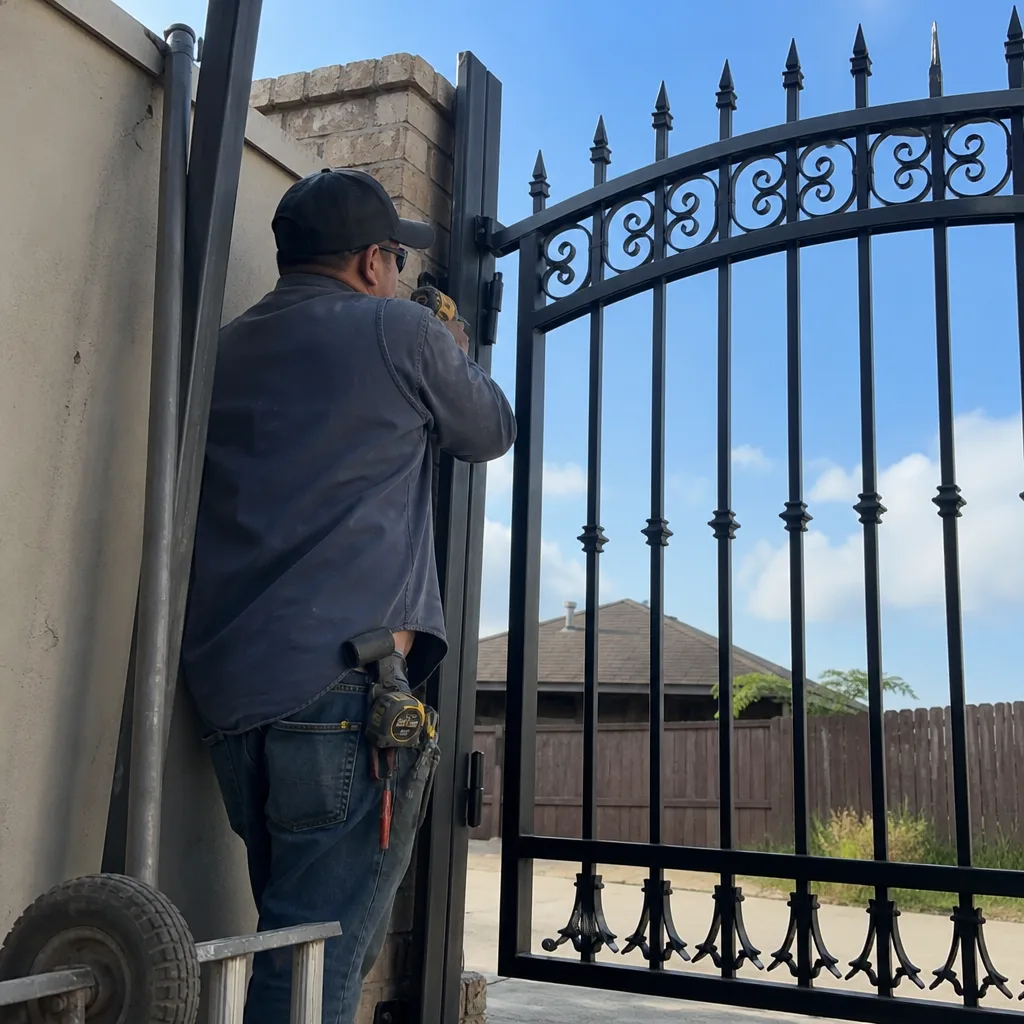 Gate Installation in Spring